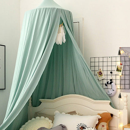 Dome Bed Canopy Hanging Canopy Dreamy Decor Frills Bed Canopy for Kids Room Green