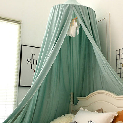 Dome Bed Canopy Hanging Canopy Dreamy Decor Frills Bed Canopy for Kids Room Green