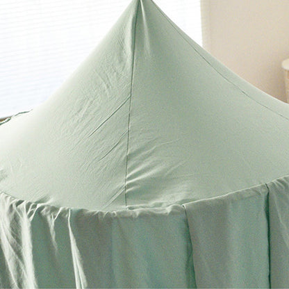 Dome Bed Canopy Hanging Canopy Dreamy Decor Frills Bed Canopy for Kids Room Green