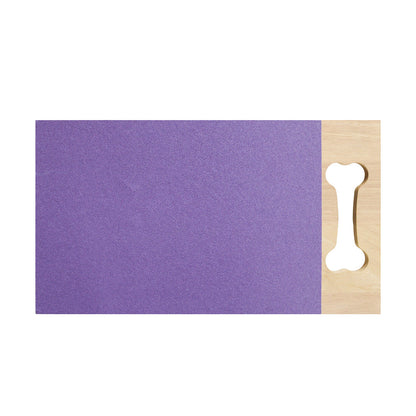 Wooden Dog Nail Scratch Board Pet Paw Nail File Pad Grinding Safety Nail Trimmer Trainer Purple