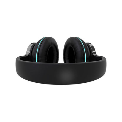 Foldable Wireless Bluetooth Stereo Over Ear Headphone Headworn Headset Black