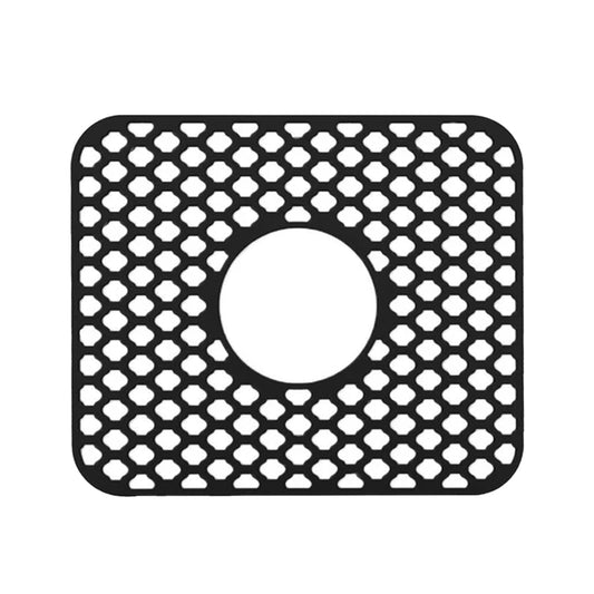 Silicone Sink Mat Kitchen Sink Protector Non-Slip Sink Grid Grate Sink Accessories Black