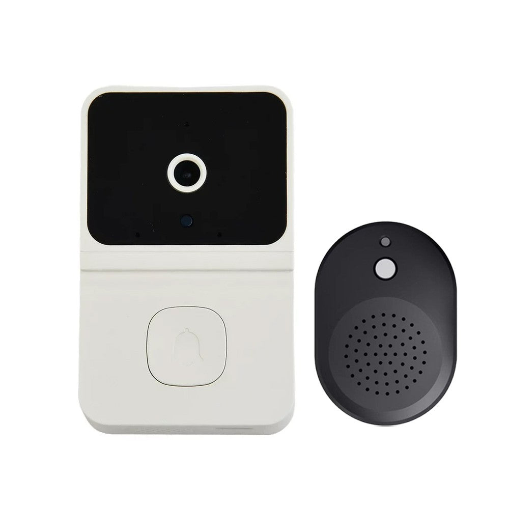 Smart Visual Doorbell Wireless WiFi Home Camera with Dingdong Machine White