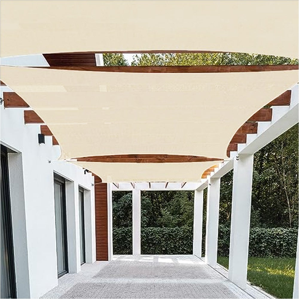 Rectangle Sun Shade Sail Cloth Canopy Outdoor Awning Cover