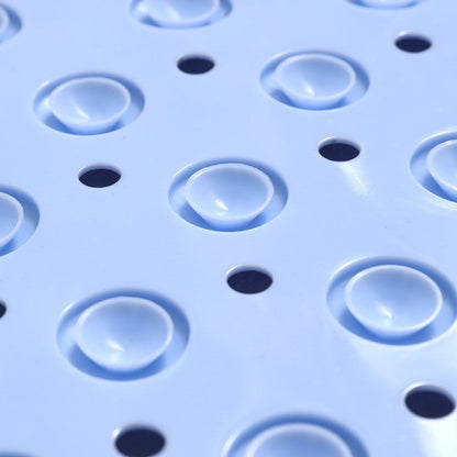 Bathtub Mat Non-Slip Shower Mat Bathroom Feet Massage Floor Mat Blue