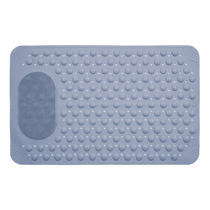 Bathtub Mat Non-Slip Shower Mat Bathroom Feet Massage Floor Mat Gray