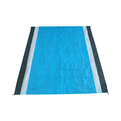 Portable Beach Mat Water-resistant Beach Blanket Picnic Mat Style 3