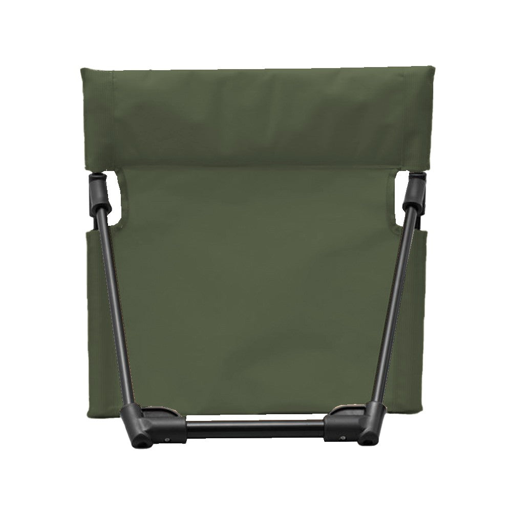 Folding Beach Lounge Chair Portable Beach Mat with Backrest Green