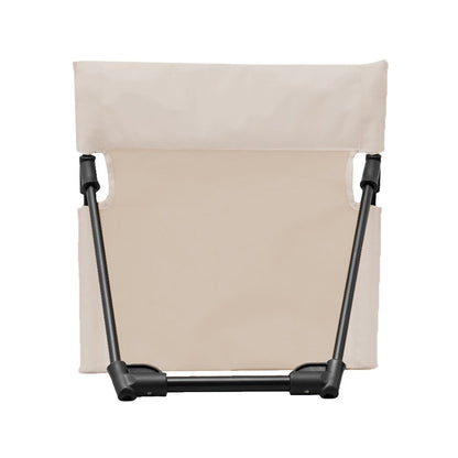 Folding Beach Lounge Chair Portable Beach Mat with Backrest Beige