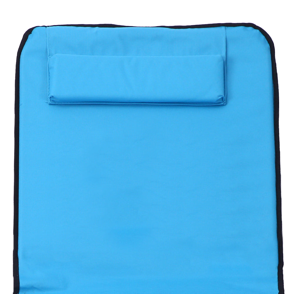 Folding Beach Chair Portable Camping Floor Chair Adjustable Lounge Chair