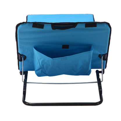 Folding Beach Chair Portable Camping Floor Chair Adjustable Lounge Chair