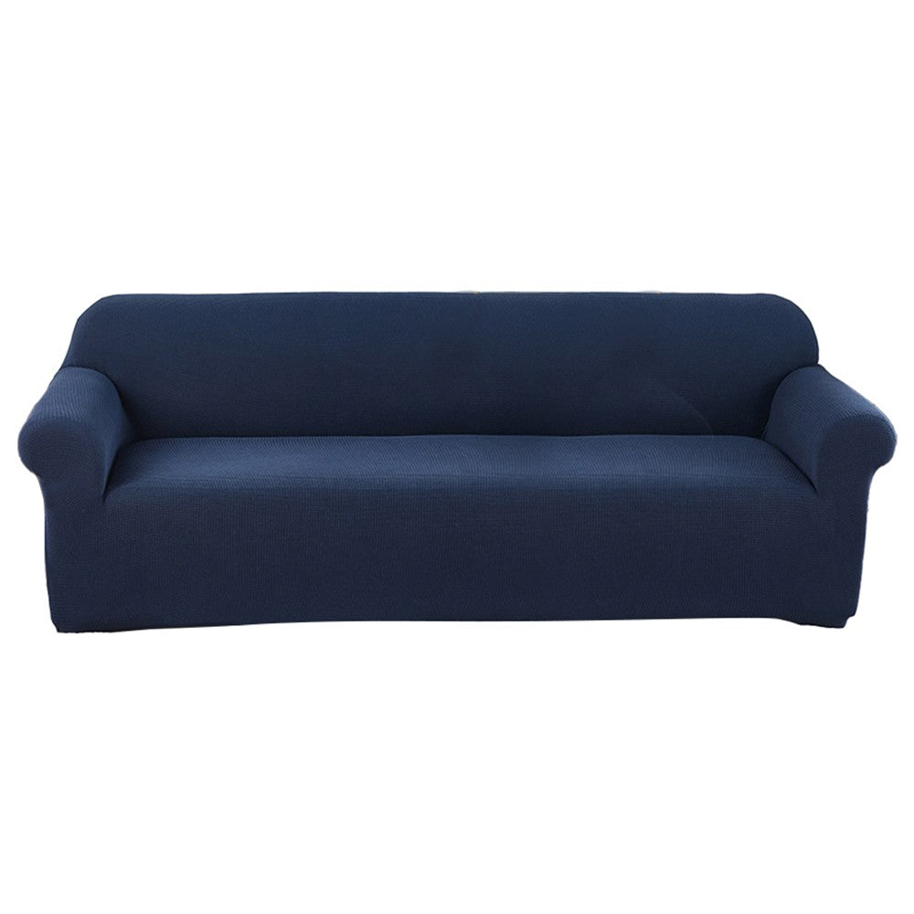 Water-Repellent Sofa Cover Stretch Couch Cover Slipcover Dark Blue