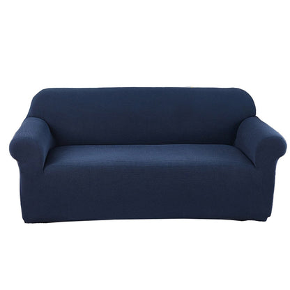 Water-Repellent Sofa Cover Stretch Couch Cover Slipcover Dark Blue