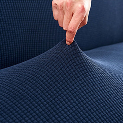Water-Repellent Sofa Cover Stretch Couch Cover Slipcover Dark Blue