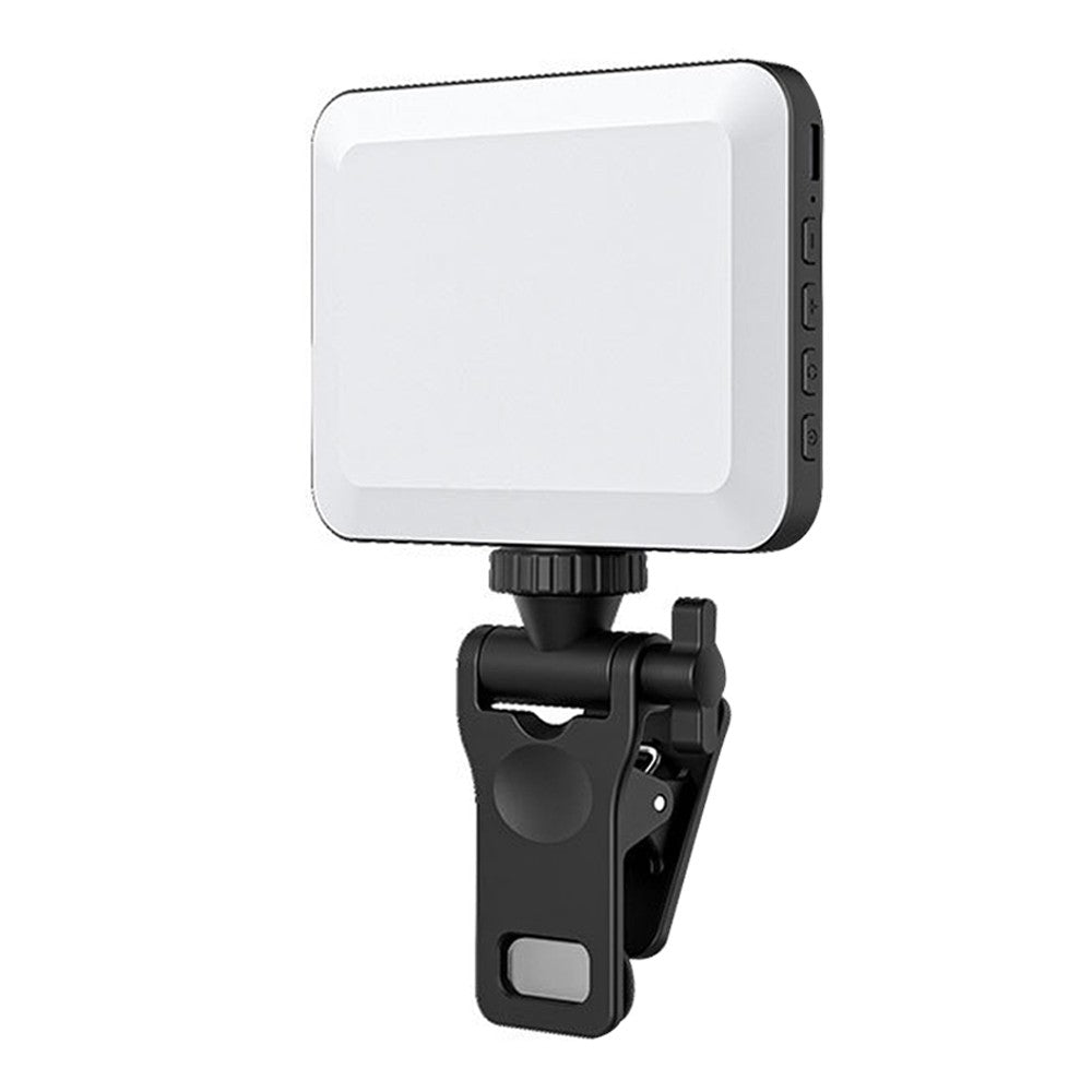 Rechargeable Selfie Light Clip Video Light Adjustable LED Phone Light for Selfie Vlog TikTok Video Conference