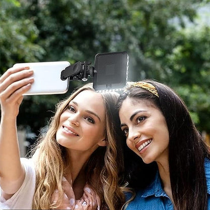 Rechargeable Selfie Light Clip Video Light Adjustable LED Phone Light for Selfie Vlog TikTok Video Conference
