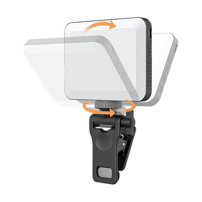 Rechargeable Selfie Light Clip Video Light Adjustable LED Phone Light for Selfie Vlog TikTok Video Conference