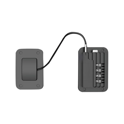 2 Pieces Locks with Password for Refrigerator Freezer Door - Black