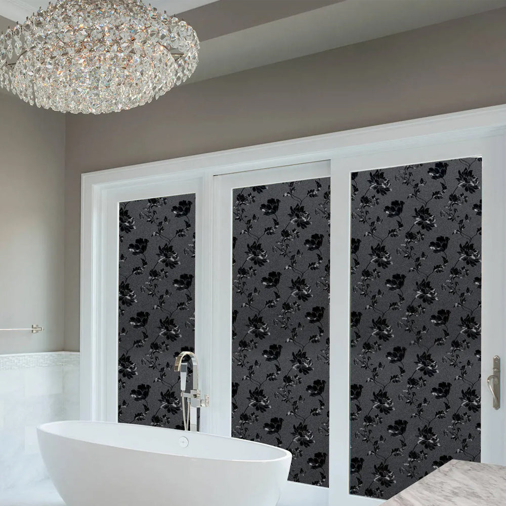 Static Cling Blackout Window Film Window Privacy Film Sun Blocking Styel 2