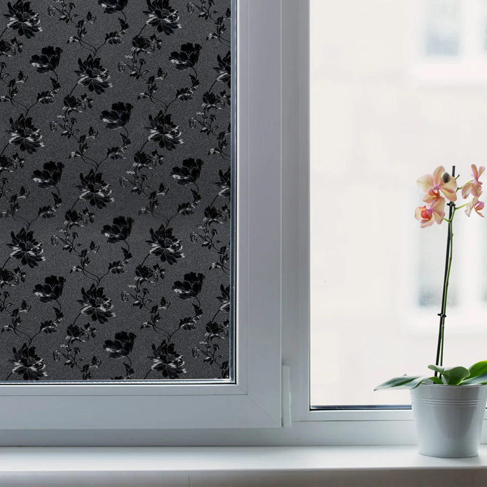 Static Cling Blackout Window Film Window Privacy Film Sun Blocking Styel 2