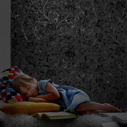 Static Cling Blackout Window Film Window Privacy Film Sun Blocking Style 1