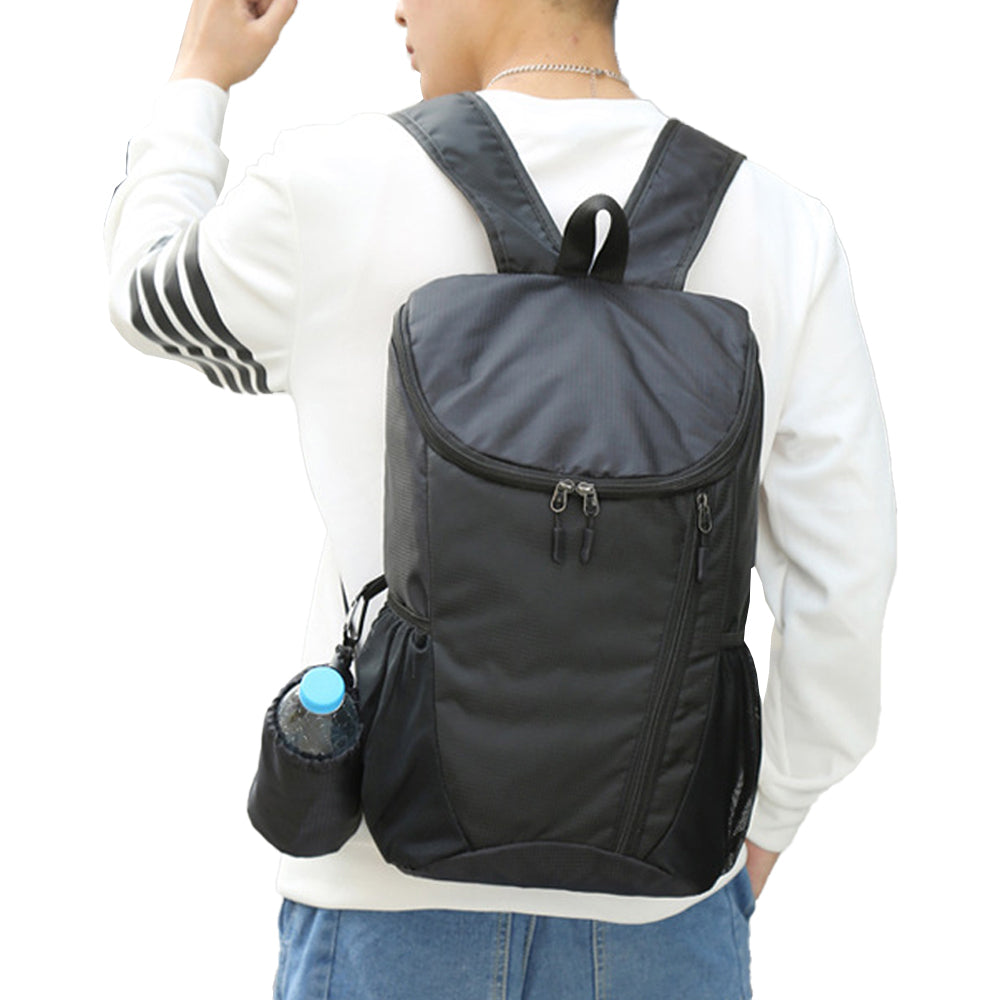 Foldable Travel Backpack Water-resistant Outdoor Sports Backpack Camping Hiking Bag Black