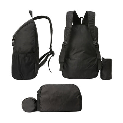 Foldable Travel Backpack Water-resistant Outdoor Sports Backpack Camping Hiking Bag Black