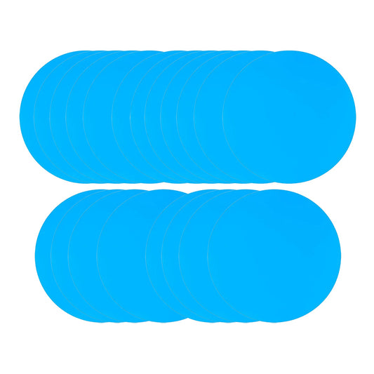 20Pcs PVC Repair Patch Waterproof Self-Adhesive PVC Pool Liner Repair Patch Round