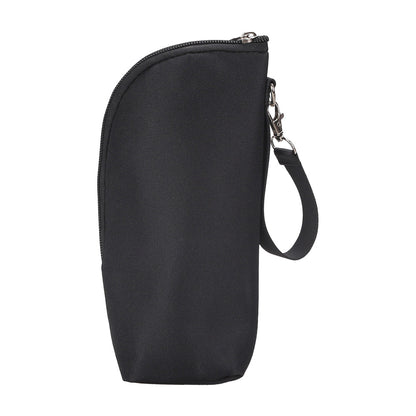 Portable Baby Feeding Milk Bottle Warmer Bag Insulation Thermal Bag Baby Bottle Holder Black