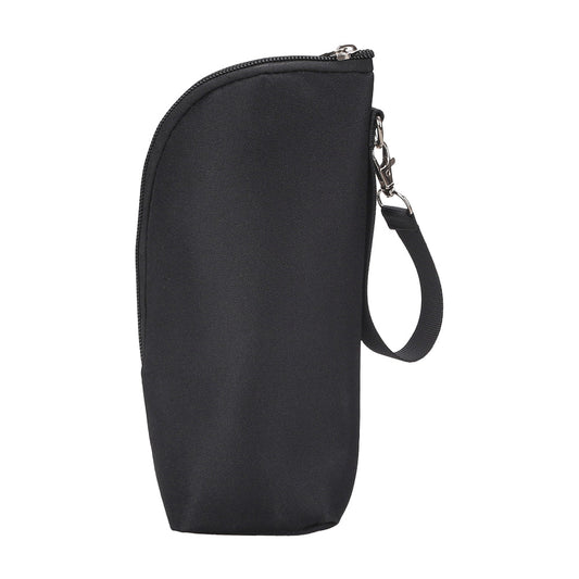 Portable Baby Feeding Milk Bottle Warmer Bag Insulation Thermal Bag Baby Bottle Holder Black
