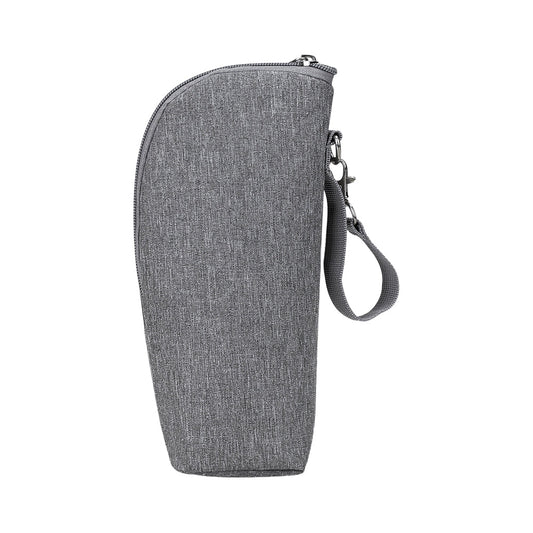 Portable Baby Feeding Milk Bottle Warmer Bag Insulation Thermal Bag Baby Bottle Holder Grey