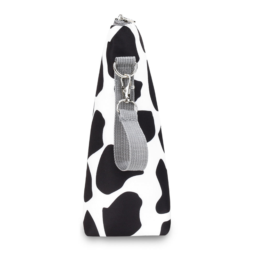 Portable Baby Feeding Milk Bottle Warmer Bag Insulation Thermal Bag Baby Bottle Holder White and Black