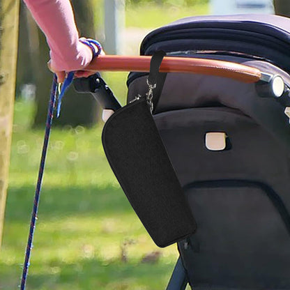 Portable Baby Feeding Milk Bottle Warmer Bag Insulation Thermal Bag Baby Bottle Holder Black