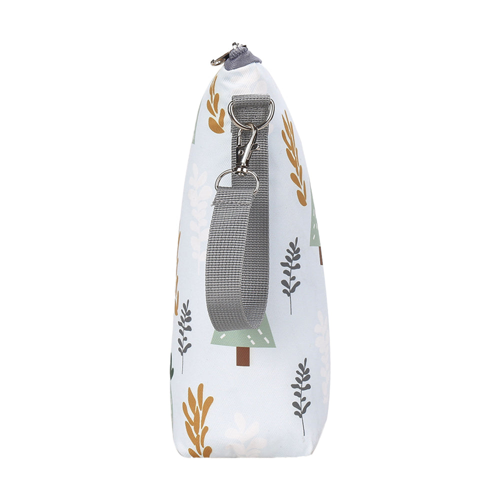 Portable Baby Feeding Milk Bottle Warmer Bag Insulation Thermal Bag Baby Bottle Holder White