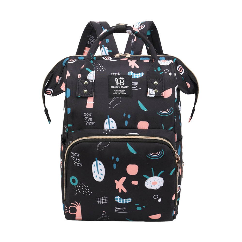 Multifunctional Mommy Bag Large Capacity Diaper Backpack Maternity Bag Black