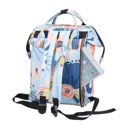 Multifunctional Mommy Bag Large Capacity Diaper Backpack Maternity Bag Multicolor