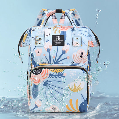 Multifunctional Mommy Bag Large Capacity Diaper Backpack Maternity Bag Multicolor