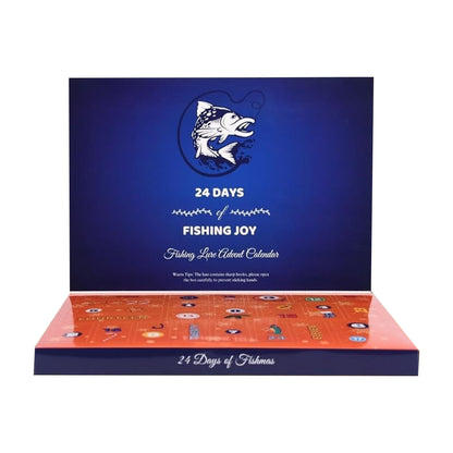 Fishing Lure Advent Calendar Christmas Countdown 24 Days Fishing Baits Set