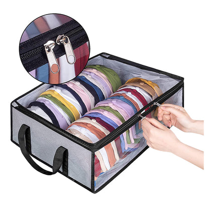 Hat Storage Organizer Baseball Caps Storage Bag Grey