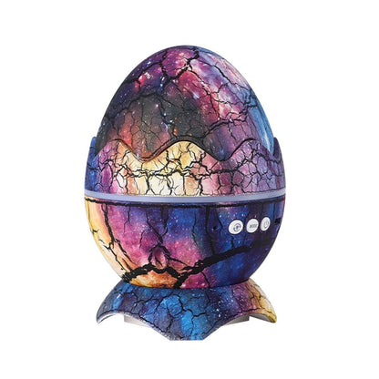 Dinosaur Egg Galaxy Star Projector Starry Light with Bluetooth Speaker Purple