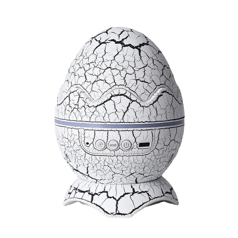 Dinosaur Egg Galaxy Star Projector Starry Light with Bluetooth Speaker White