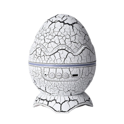 Dinosaur Egg Galaxy Star Projector Starry Light with Bluetooth Speaker White