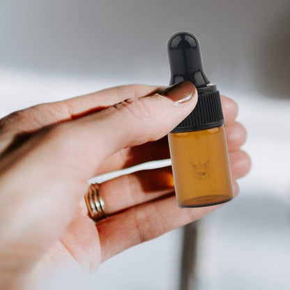 50Pcs Amber Glass Dropper Bottle Essential Oils Perfumes Bottle with Funnel