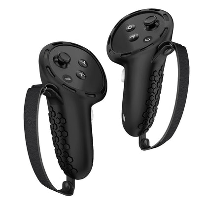 VR Touch Controllers Covers Protector Accessories Compatible with Meta Quest 3 Black
