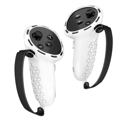 VR Touch Controllers Covers Protector Accessories Compatible with Meta Quest 3 White