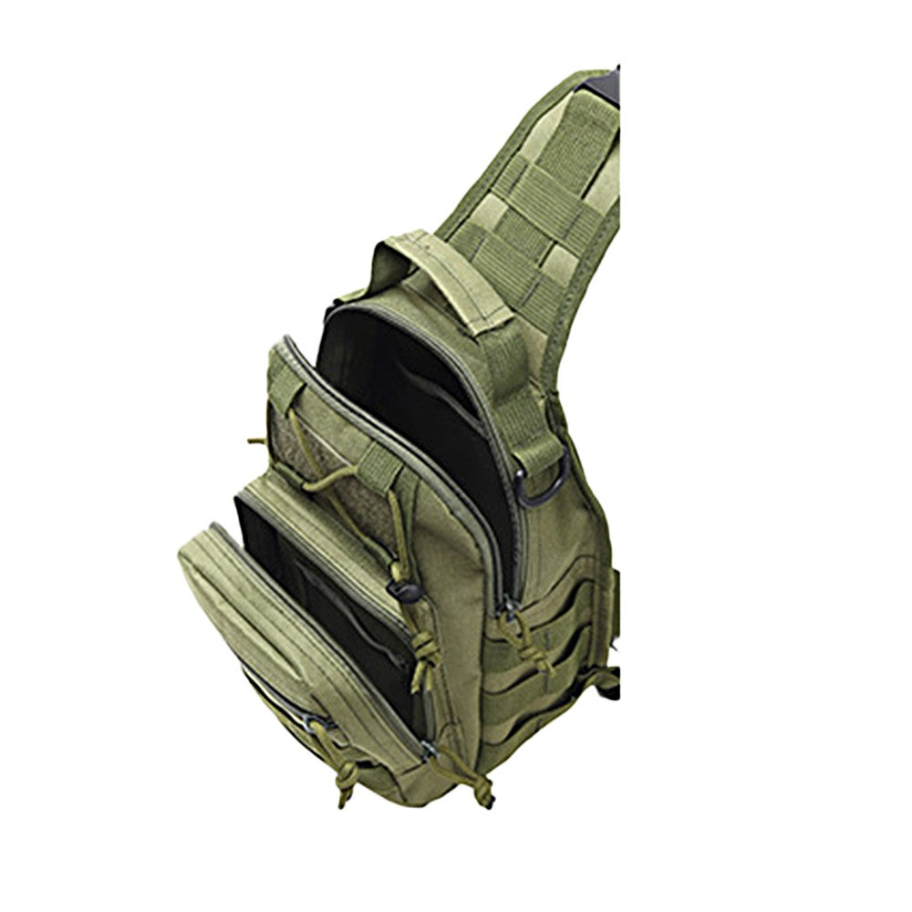 Outdoor Sport Chest Bag Sling Shoulder Bag for Men Green