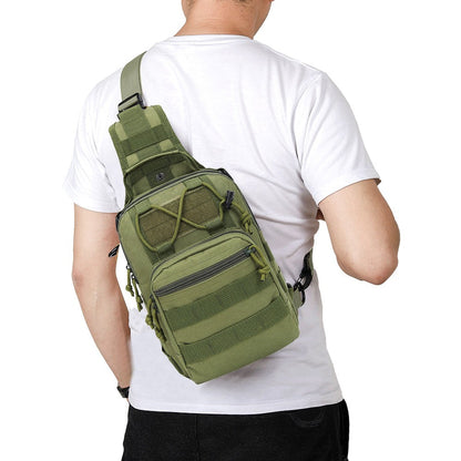 Outdoor Sport Chest Bag Sling Shoulder Bag for Men Green