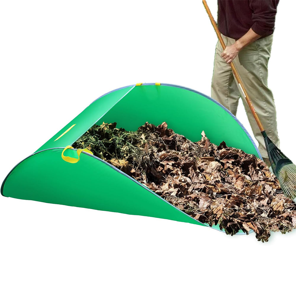 Reusable Leaf Collector Portable Pop Up Leaf Bags Foldable Leaf Pick Up Tool for Yard Garden Lawn Trash