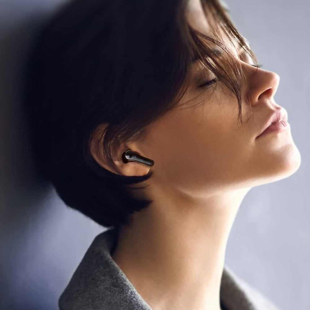 Wireless Bluetooth 5.3 Headphones In-Ear Earphones with LED Display Black