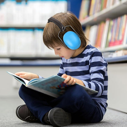 Noise Cancelling Earmuffs for Kids Hearing Protection Safety Headphone Blue